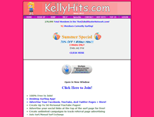 Tablet Screenshot of kellyhits.com